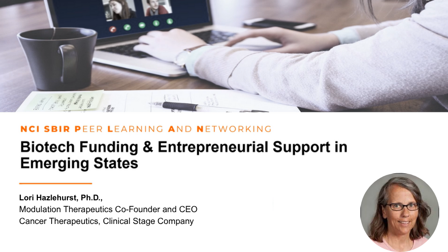 Lori Hazlehurst - Modulation Therapeutics - Video