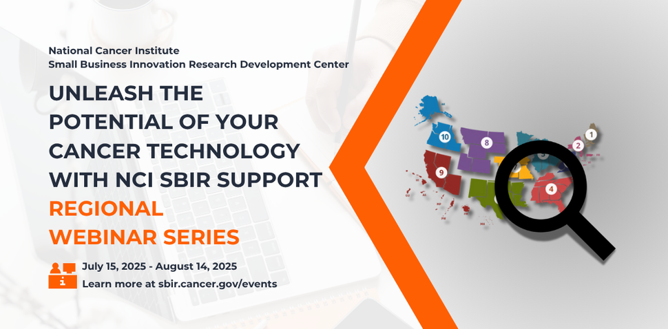 NCI SBIR Regional Webinar Series - Homepage