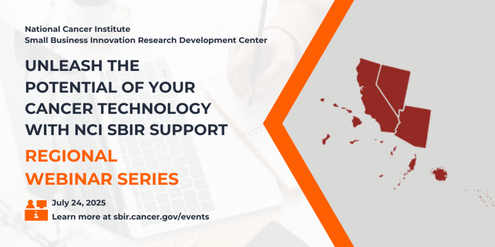 NCI SBIR Regional Webinar: Pacific region