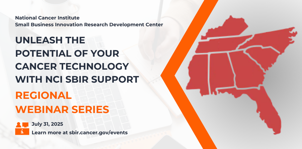 NCI SBIR Regional Webinar: Southeast