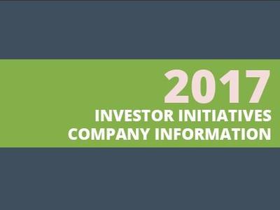 2017-18 Investor Initiatives Book Cover