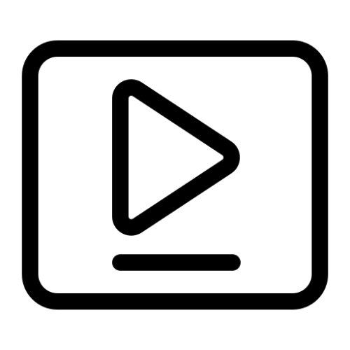 Icon displaying recording symbol